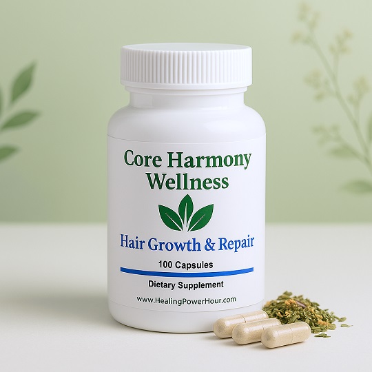 Hair Growth & Repair Supplement Bottle