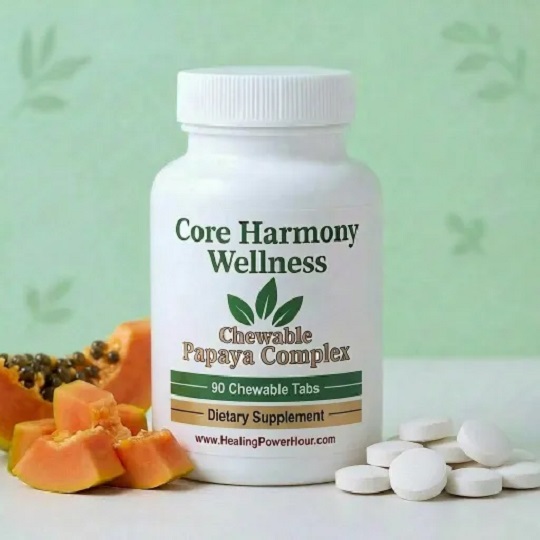 Papaya Complex Supplement Bottle